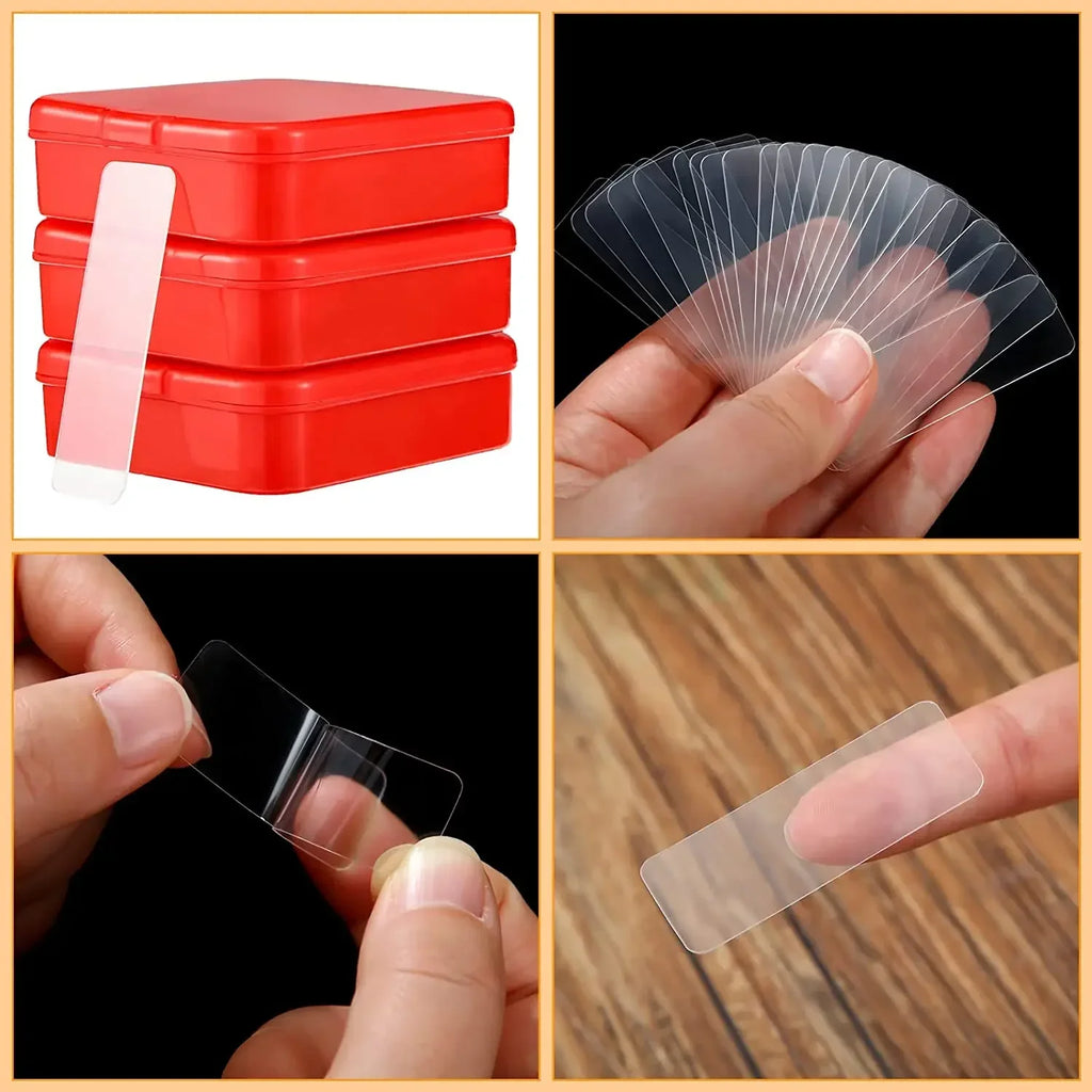 FUCHU Nano Double-Sided Tape – Reusable, Waterproof Wall Mounts Nano Mounting Tape Richie's