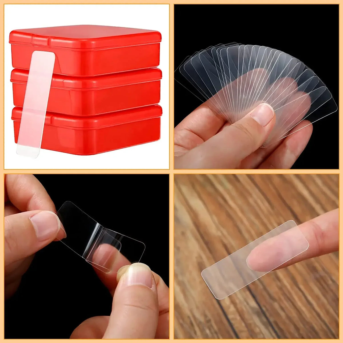 FUCHU Nano Double-Sided Tape – Reusable, Waterproof Wall Mounts Nano Mounting Tape Richie's