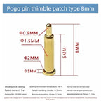 DIP SMD Double Spring PCB Pogo Pin Connectors 20/50/100 Pcs PCB Pogo Pin Connector Richie's