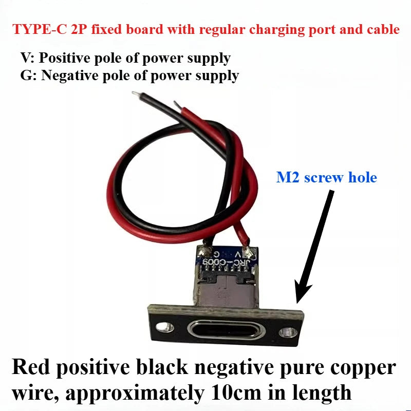 USB 3.1 Type-C Female Connector Socket with Fixing Plate 5/10pcs USB Connector Socket Richie's TYPEC VG 2 10pcs