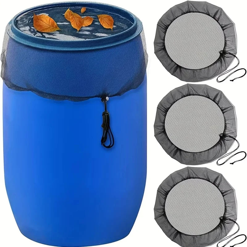 Rain Barrel Screen Cover with Drawstring | 60–100cm Net Lid Rain Barrel Cover Richie's