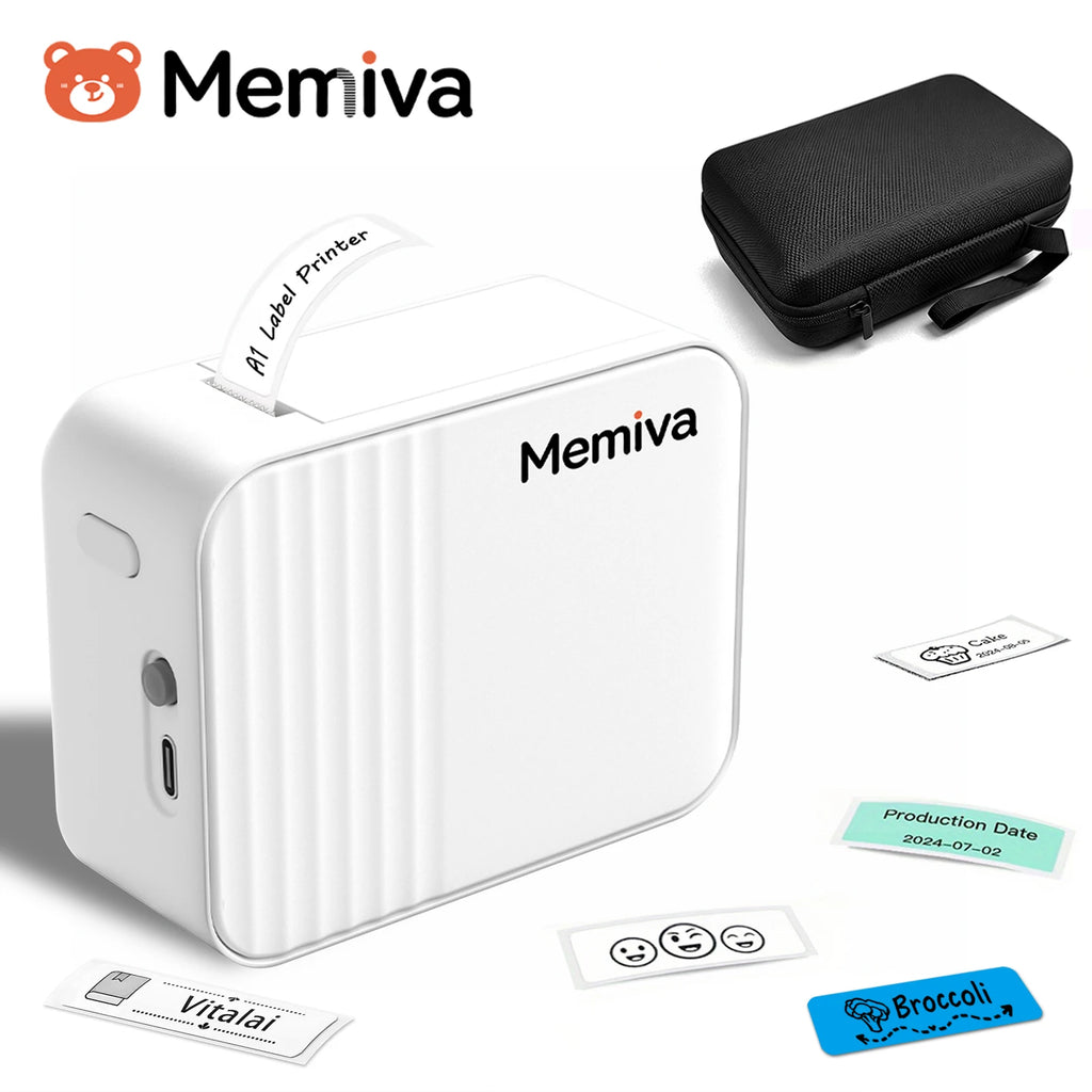 Memiva A1 Mini Bluetooth Thermal Label Printer – Inkless Thermal Label Printer Richie's