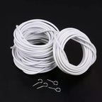 Curtain Spring Wire 2–6M with Hooks & Eyes | Easy Wall Hanging Curtain Wire Kit Richie's