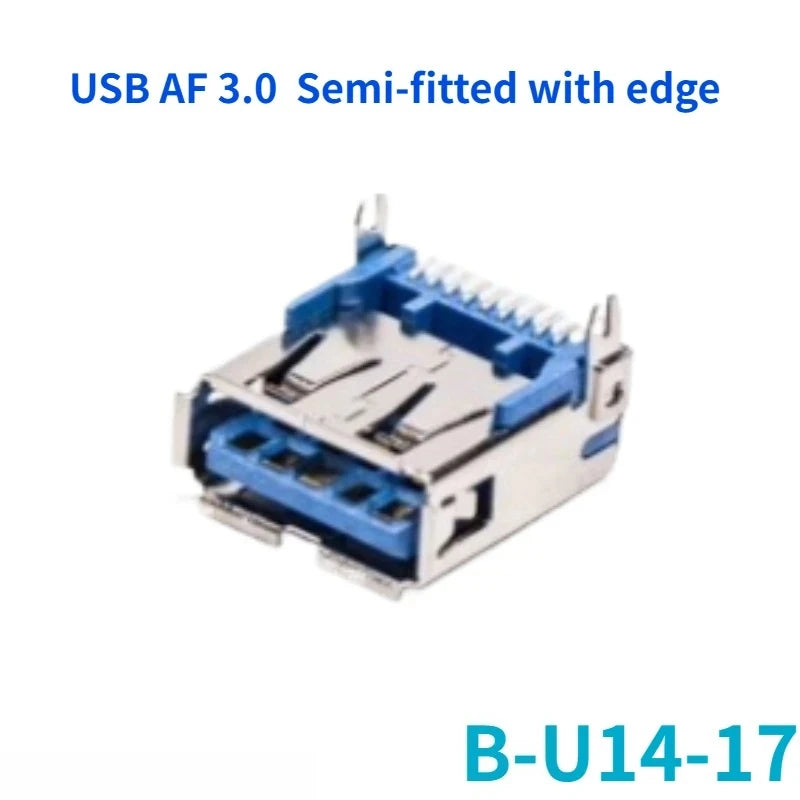 5-Pack USB 3.0 Female Sockets – 90° & 180° Type-A & Type-B USB Connector Socket Richie's B-U14-17 3.0 SFWE 5PCS