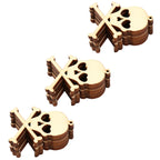 30 Pcs Wooden Skull Ornaments Halloween DIY Craft Pendants Halloween Craft Ornaments Richie's