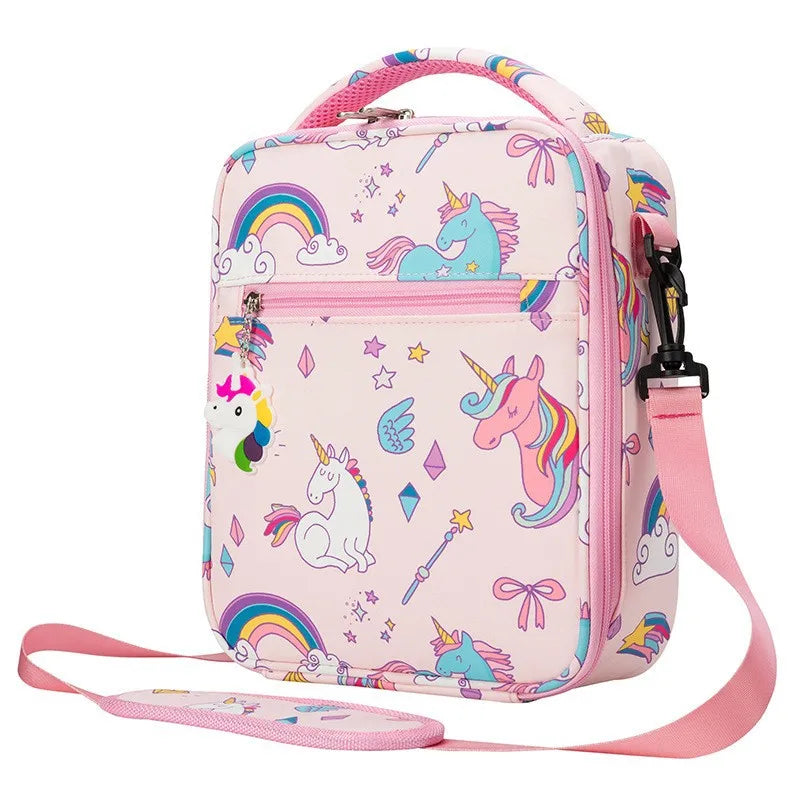 Kids Insulated Lunch Bag – Dinosaur & Unicorn Cartoon Bento Kids Lunch Bag Richie's