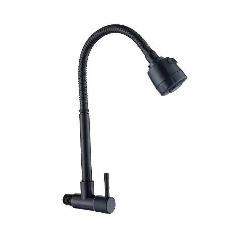 Wall Mount Single Cold Kitchen Faucet – Stainless Steel Sink Tap Kitchen Wall Faucet Richie's 201-5