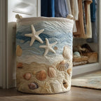 Boho Quilted Laundry Basket with Handles – Large Floral Hamper Laundry Hamper Basket Richie's 5