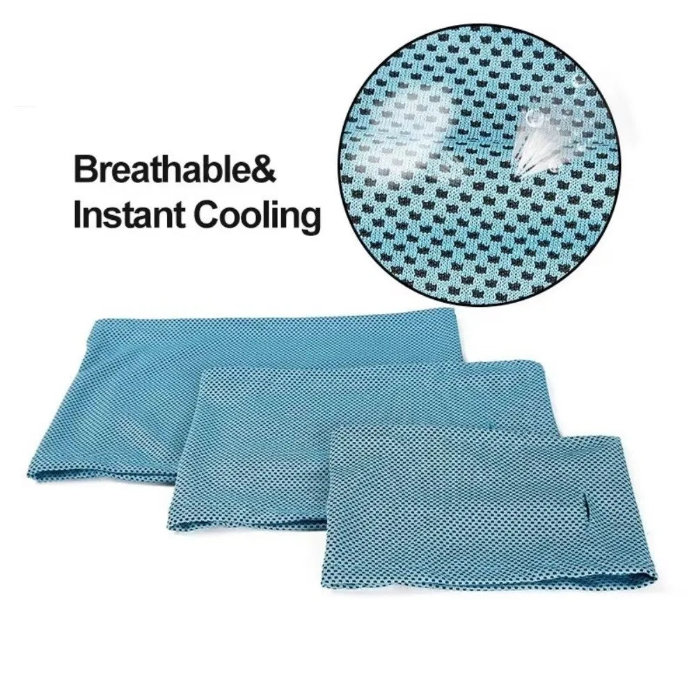 Pet Cooling Towel Scarf with Leash Hole | Dog Ice Collar Dog Cooling Scarf Richie's
