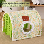 Floral Tassel Tunnel Nest Shelter – Hamster Guinea Pig Rabbit Small Pet Shelter Richie's