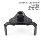 Universal 3-Claw Oil Filter Wrench Removal Tool 62–102mm Oil Filter Wrench Richie's