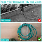 Wall Mounted Metal Hose Holder – Heavy Duty Garden Hanger Garden Hose Holder Richie's