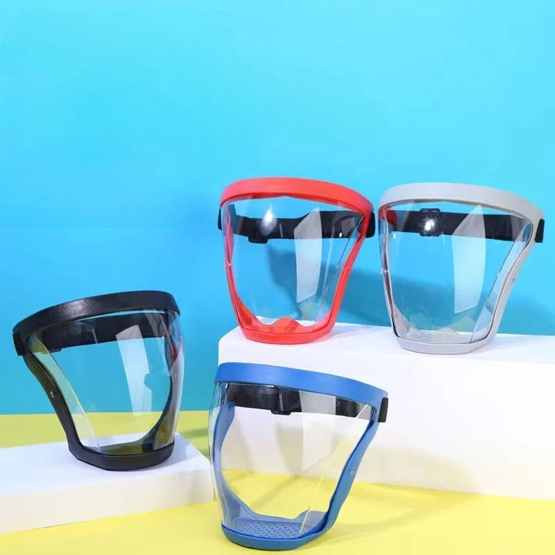 Transparent Full Face Shield with 10 Filters | Cycling Mask Cycling Face Shield Richie's