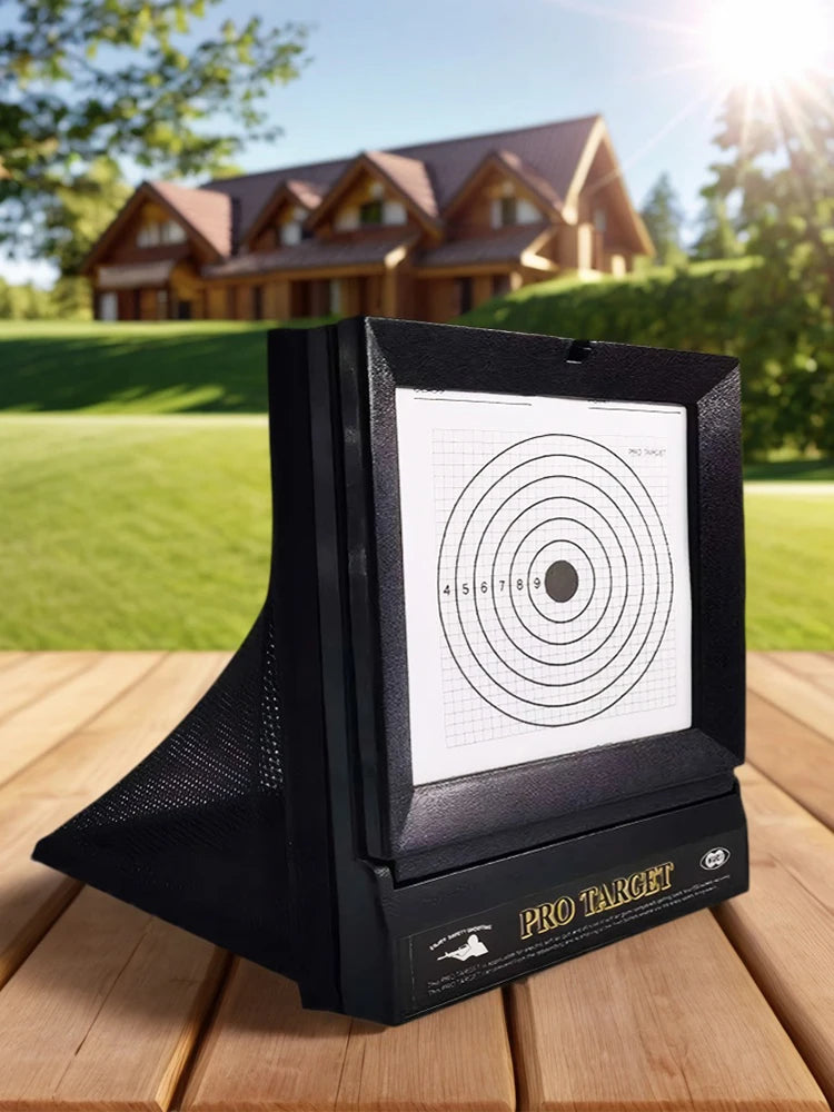 Airsoft Target Trap + 10 Paper Targets | Backyard Practice Set Airsoft Target Set Richie's