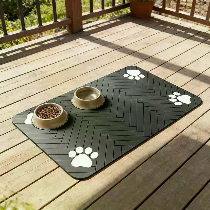 Absorbent Pet Feeding Mat – Quick Dry Placemat Dogs & Cats Pet Feeding Mat Richie's
