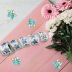 Laser Star Sticker Roll – Holographic Self-Adhesive Gift Labels Decorative Sticker Roll Richie's