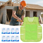 Ice Cooling Vest with Ice Packs – Outdoor Work & Summer Cooling Vest Richie's