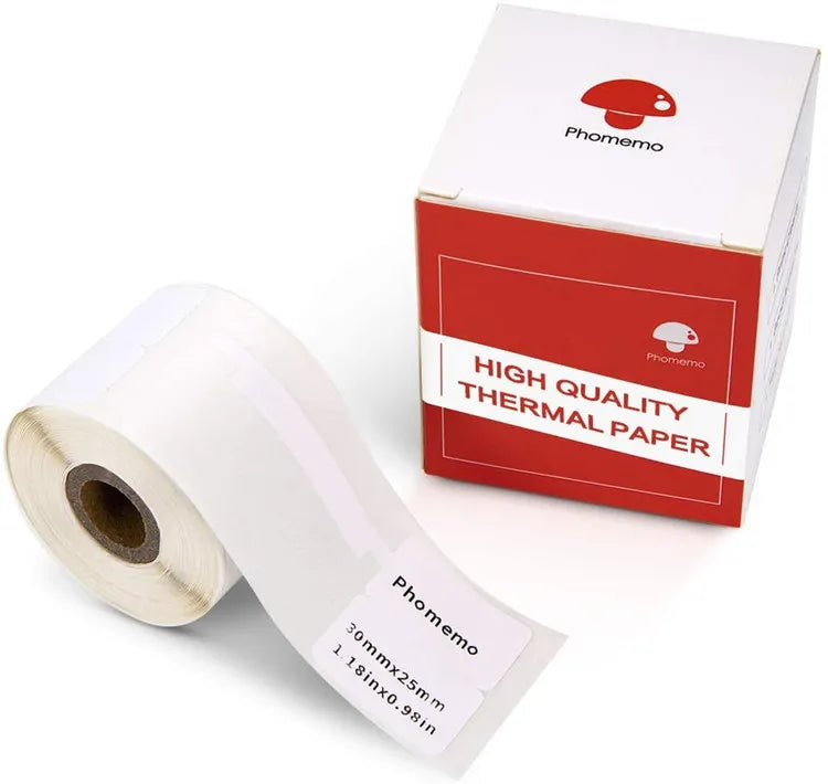 Phomemo M110/M200 Self-Adhesive Thermal Labels Roll 20–50mm Thermal Label Roll Richie's 30x25 45
