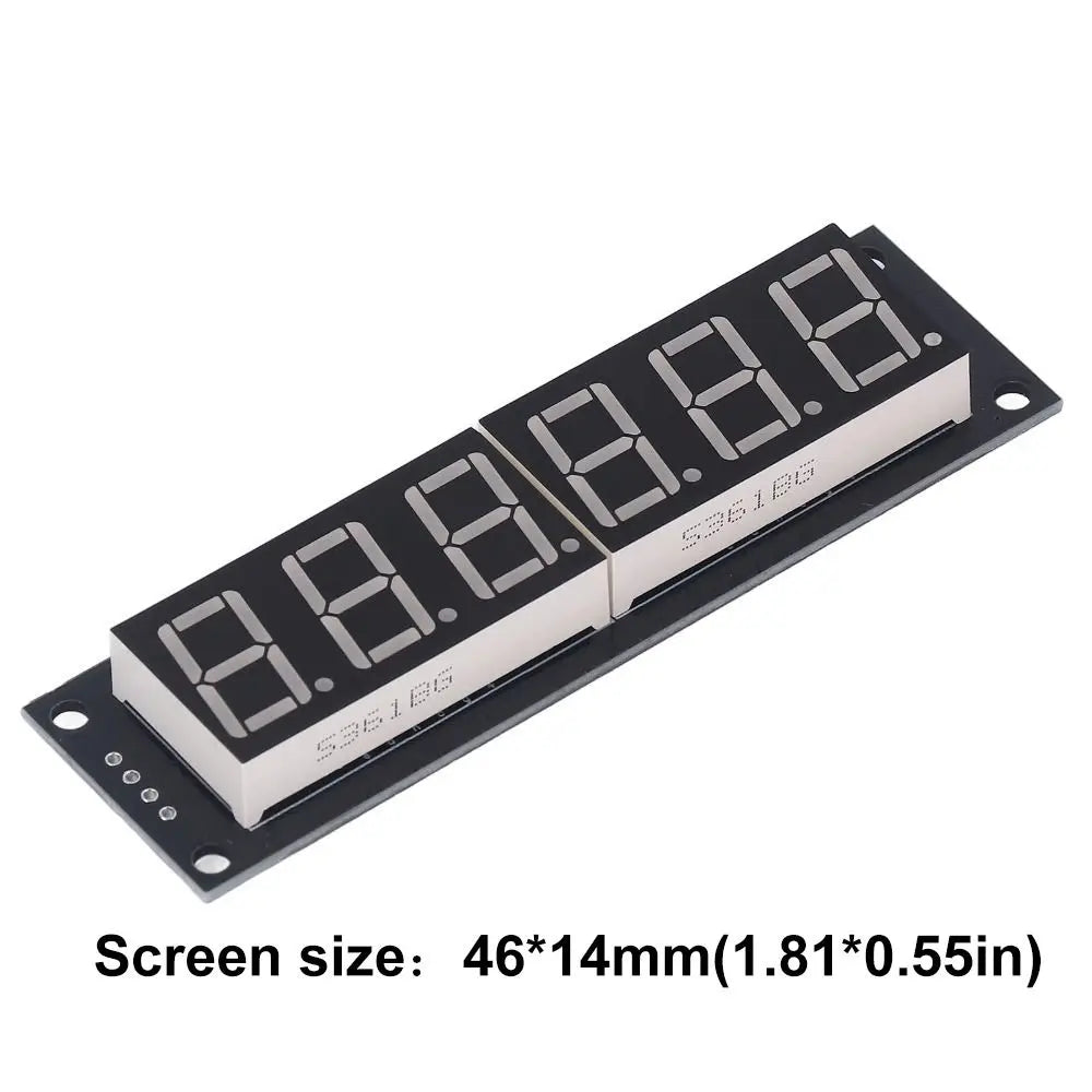 6-Digit 7-Segment Green LED Display Module TM1637 Driver IC LED Display Module Richie's