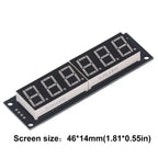 6-Digit 7-Segment Green LED Display Module TM1637 Driver IC LED Display Module Richie's
