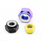 TC4 Titanium Alloy Nyloc Self-Locking Hex Nuts M4–M12 Titanium Lock Nuts Richie's