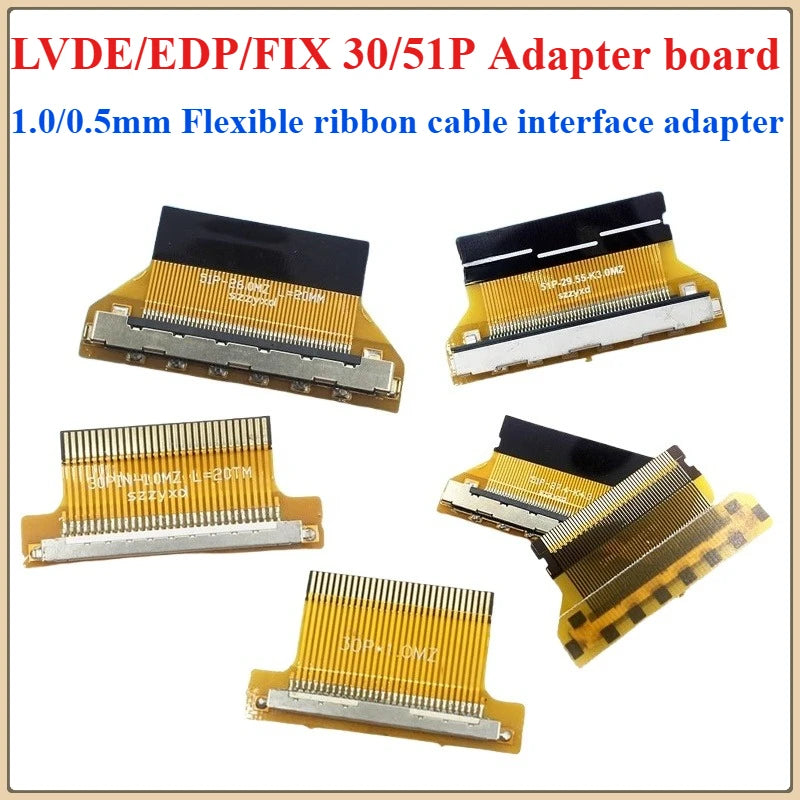 LVDS EDP Adapter Board 30P to FPC 30P/51P Flexible Cable Converter FPC Interface Adapter Richie's