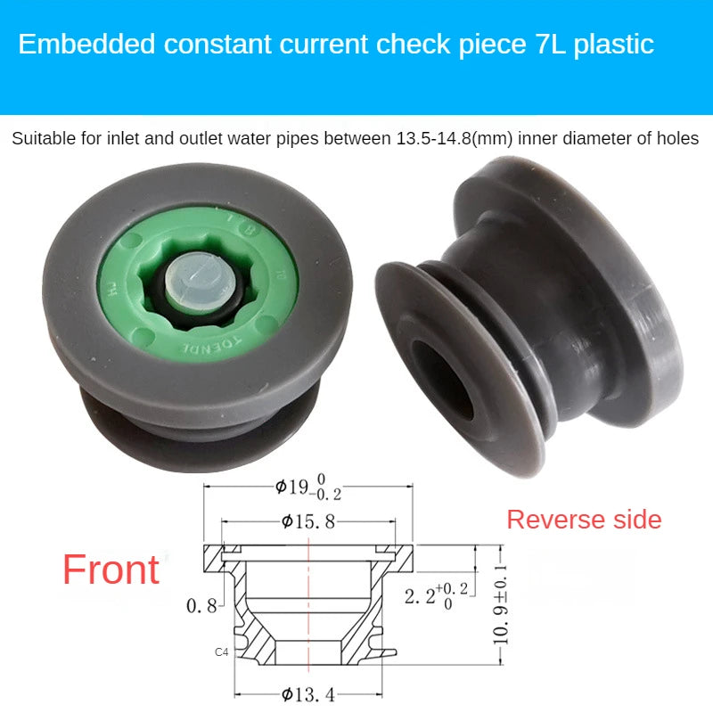 DN15 Flow Limiting Water Saving Disc for Shower & Faucet Flow Limiting Disc Richie's 7L Embedded-1