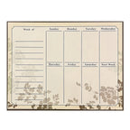 Vintage Floral Magnetic Fridge Calendar – Dry Wipe Board Magnetic Fridge Calendar Richie's
