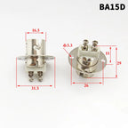 BA15D BAY15D Copper Lamp Holder Base | 1156 1157 Socket Lamp Holder Socket Richie's BA15D