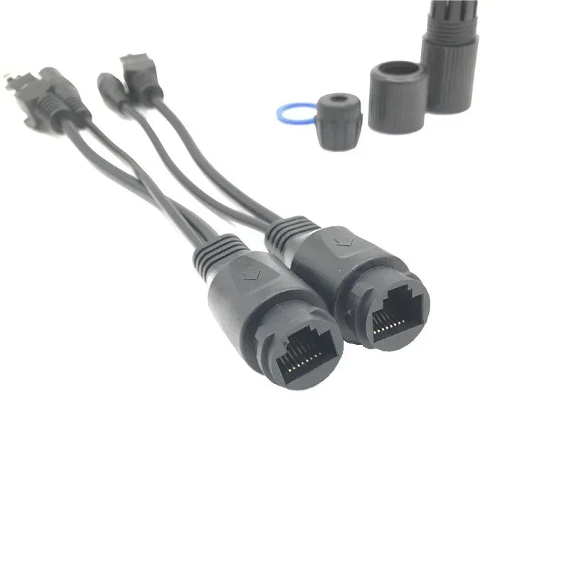 Passive PoE Splitter & Injector Cable Adapter 12-48V IP Camera PoE Adapter Cable Richie's
