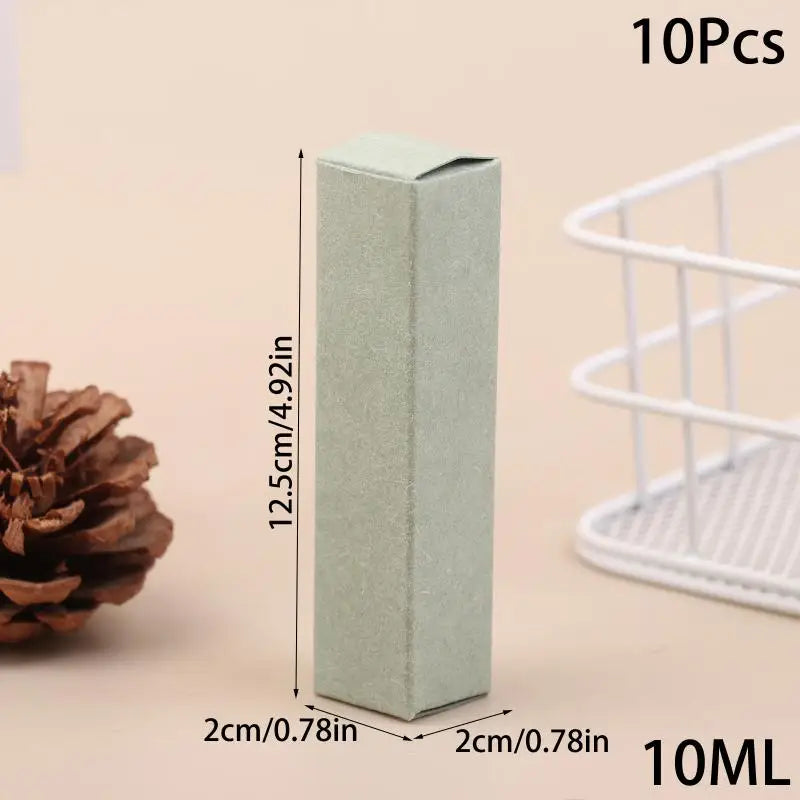 10Pcs Essential Oil Perfume Gift Boxes 5ml 10ml – Eco Packaging Essential Oil Gift Box Richie's A2