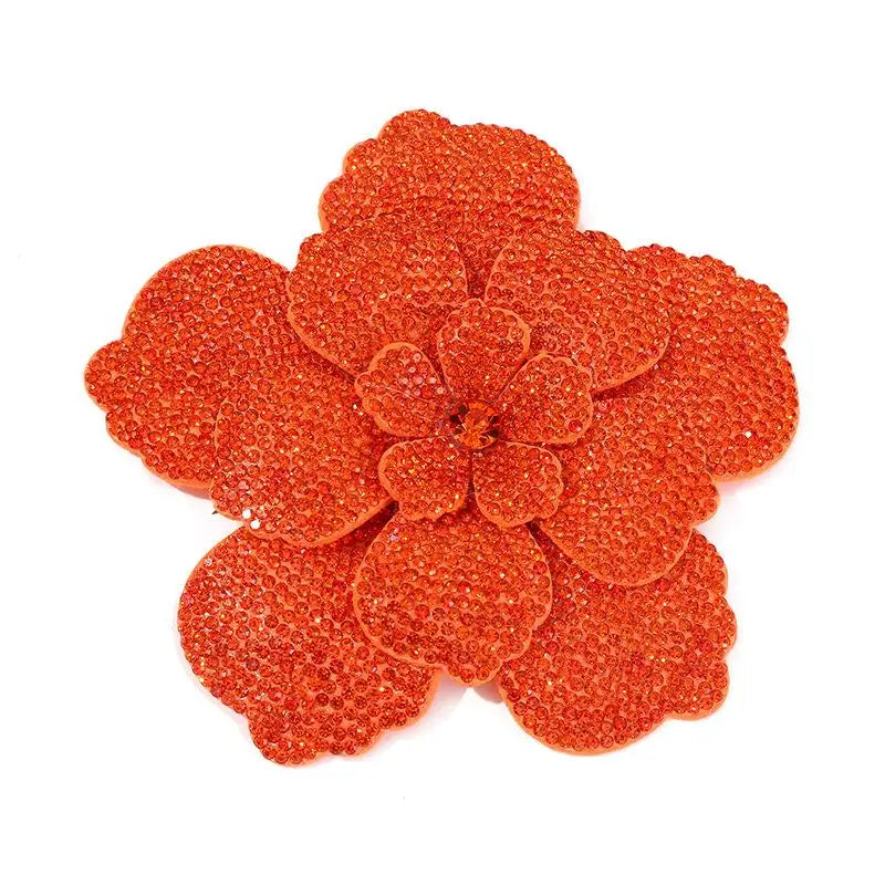 3D Camellia Rhinestone Flower Patch – DIY Sewing Embellishment Rhinestone Flower Patch Richie's A9