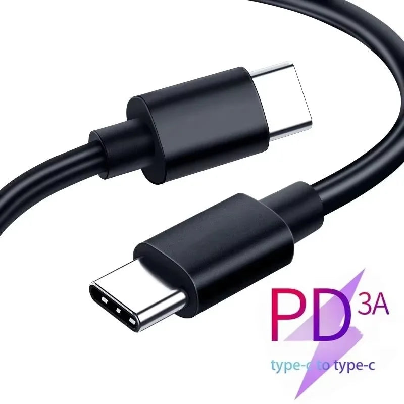 USB-C to USB-C PD 3A Fast Charge Cable 0.5M 1M 1.5M | FUCHU USB-C Charging Cable Richie's black 1.5m