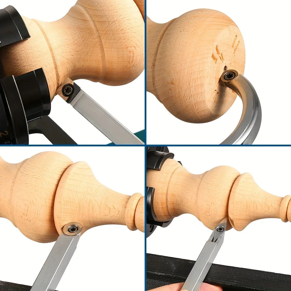 Carbide Tip Wood Lathe Turning Tool Kit with Inserts & Case Lathe Turning Tool Kit Richie's