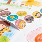 500pcs Cute Animal Stickers Roll – Craft & Gift Packaging Decorative Sticker Roll Richie's