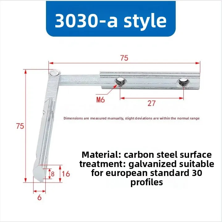 Multi-Angle Aluminum Profile Connector 2020/3030/4040/4545 Aluminum Profile Connector Richie's 3030-Afund
