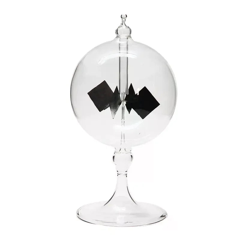 Crookes Radiometer Solar Light Windmill Glass Bulb – 14cm Science Desk Decor Richie's