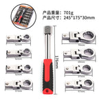 TOTNEND Ratchet Wrench Set 180° Rotatable Interchangeable Heads Ratchet Wrench Set Richie's