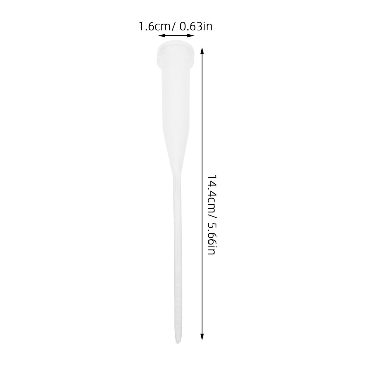 25Pcs Floral Water Tubes with Caps – Plastic Flower Stem Holders Floral Arrangement Tubes Richie's 14.4X1.6X1.6CM