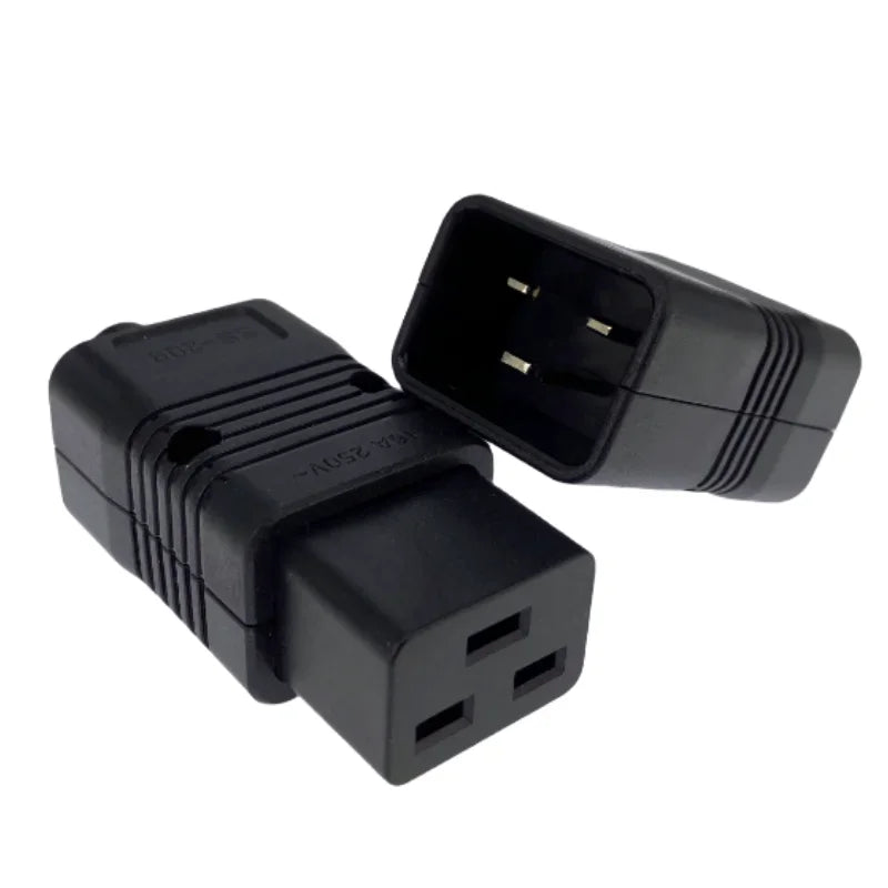IEC320 C19 C20 16A 250V PDU UPS Power Connector Plug Adapter Power Plug Connector Richie's
