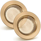 2-Pack Stainless Steel Kitchen Sink Strainer & Drain Filter Sink Drain Strainer Richie's Champagne 2pcs
