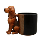 3D Dachshund Coffee Mug – Handcrafted Resin Animal Cup Gift Novelty Coffee Mug Richie's Style 1 <50ml