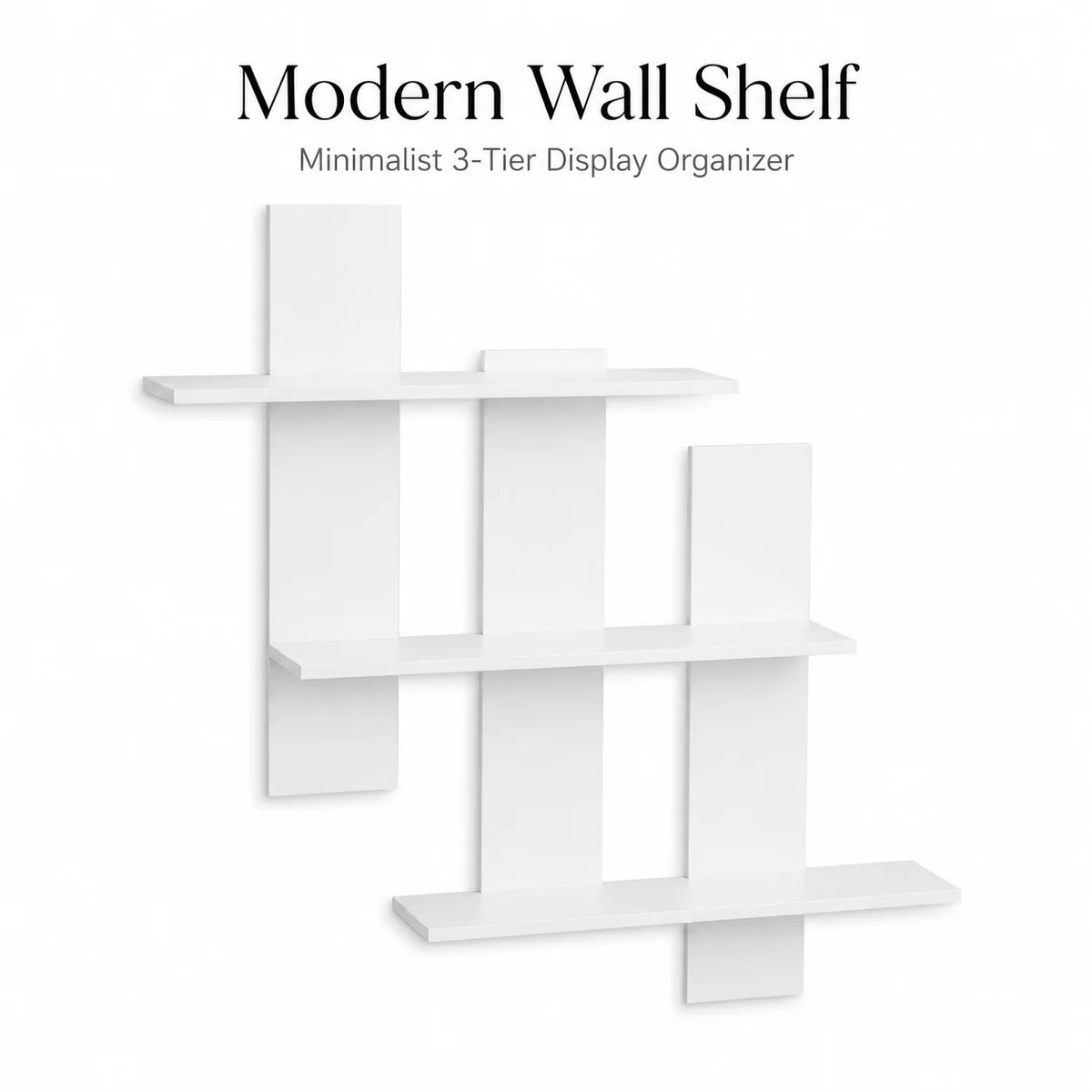 Minimalist 3-Layer Wall Mounted Floating Shelf Rack Floating Wall Shelf Richie's