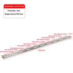 Stainless Steel Flat Corner Bracket Mending Plate Furniture Brace Corner Bracket Richie's Round 10holes
