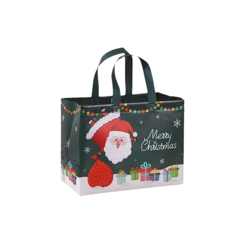 4-Pack Reusable Christmas Gift Tote Bags with Handles Christmas Gift Bags Richie's
