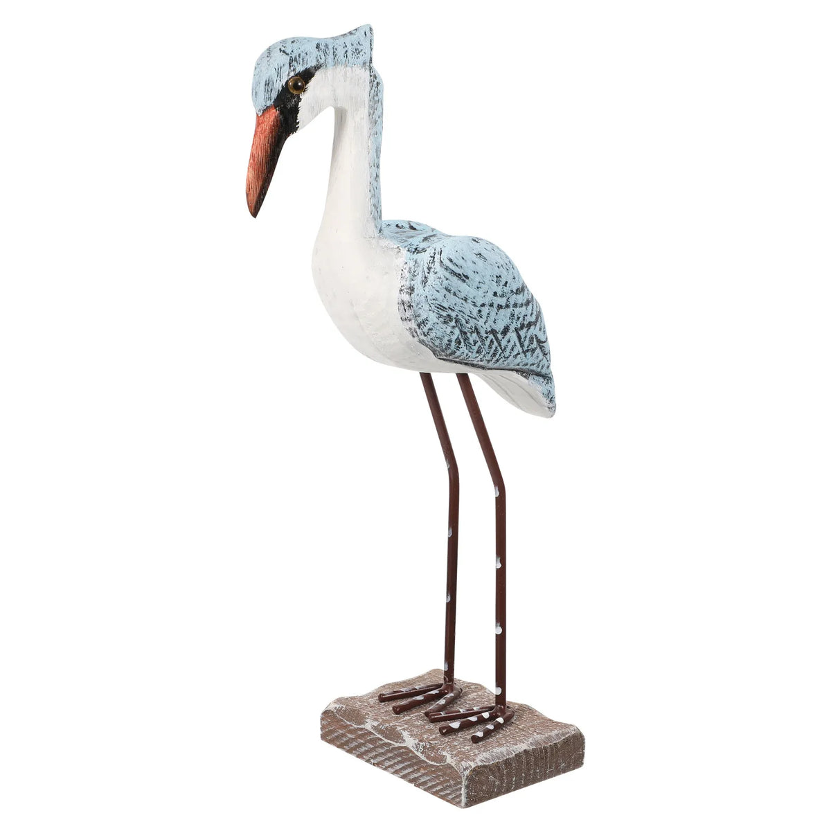 Wooden Seagull Figurine – Coastal Nautical Home Decor Statue Decorative Figurine Richie's