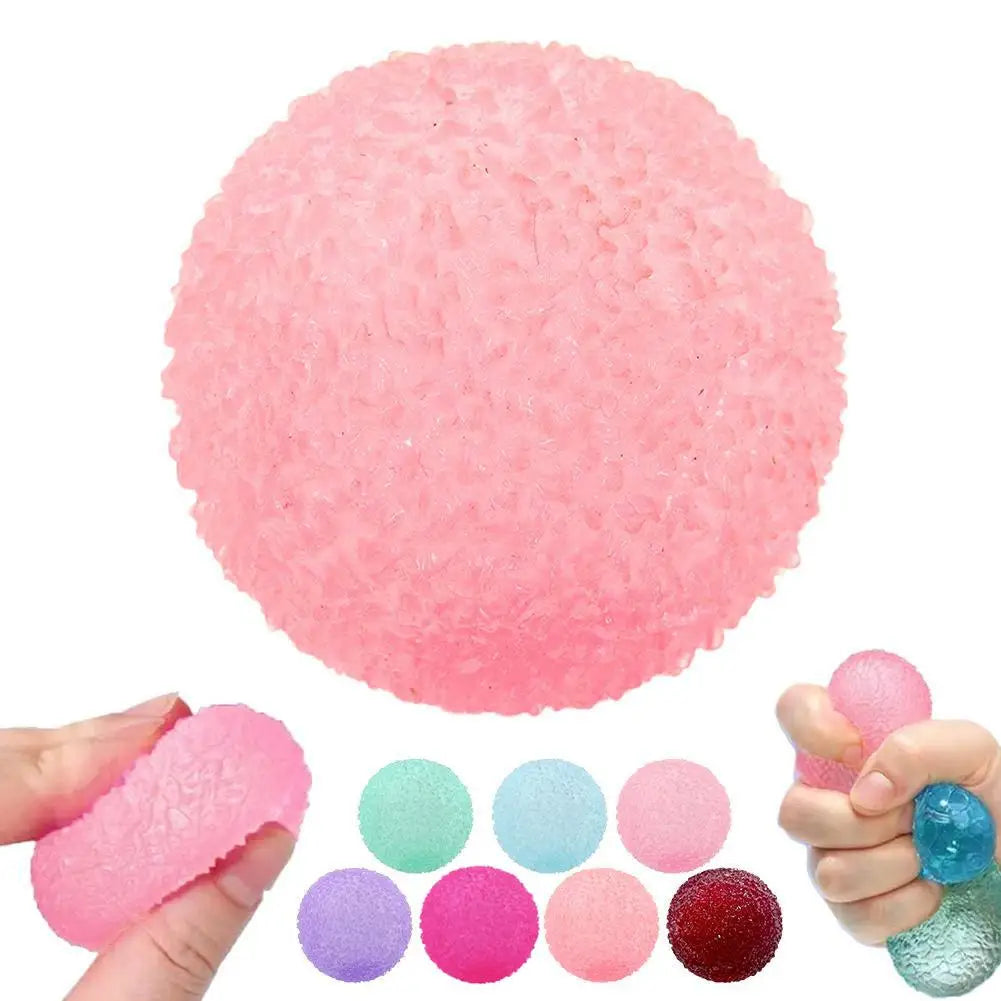 Textured Sensory Fidget Ball – Soft Memory Gel Squeeze Toy Sensory Fidget Toy Richie's cherry