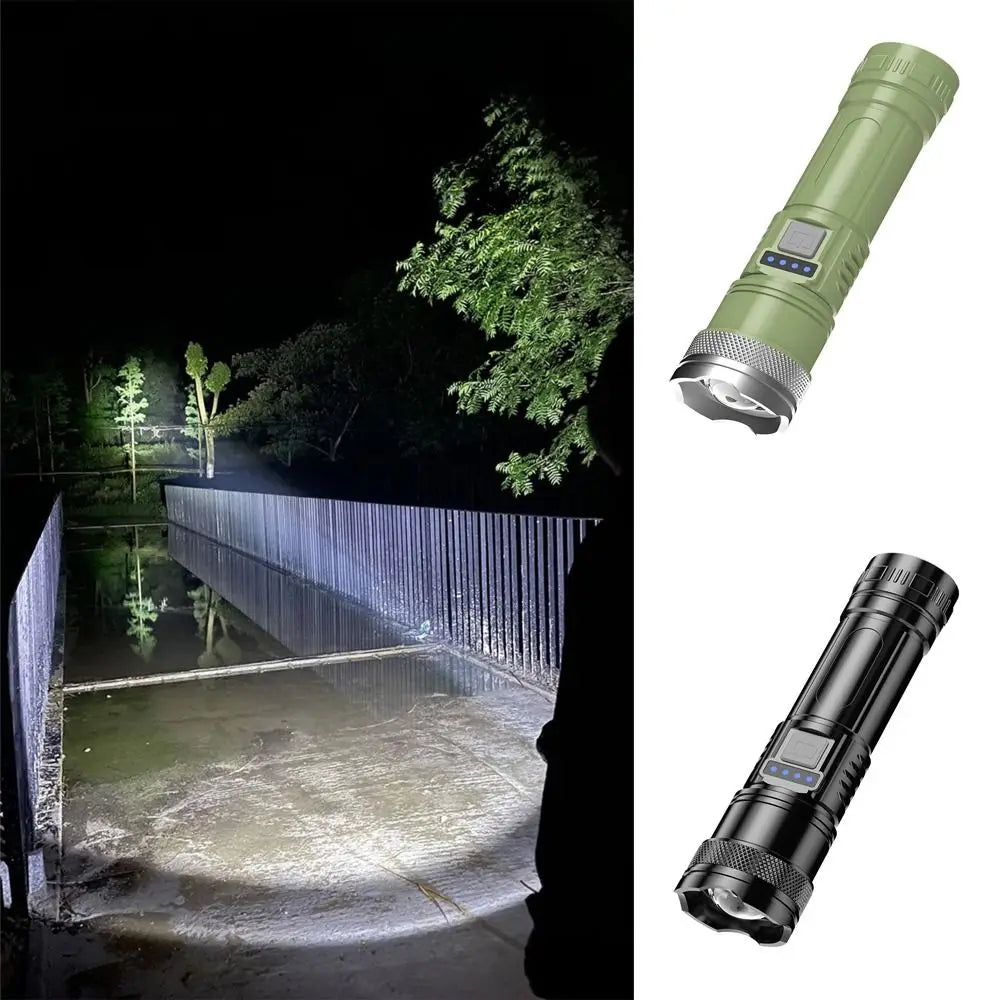 High Power LED Flashlight Type-C Rechargeable 3 Modes Emergency LED Flashlight Richie's