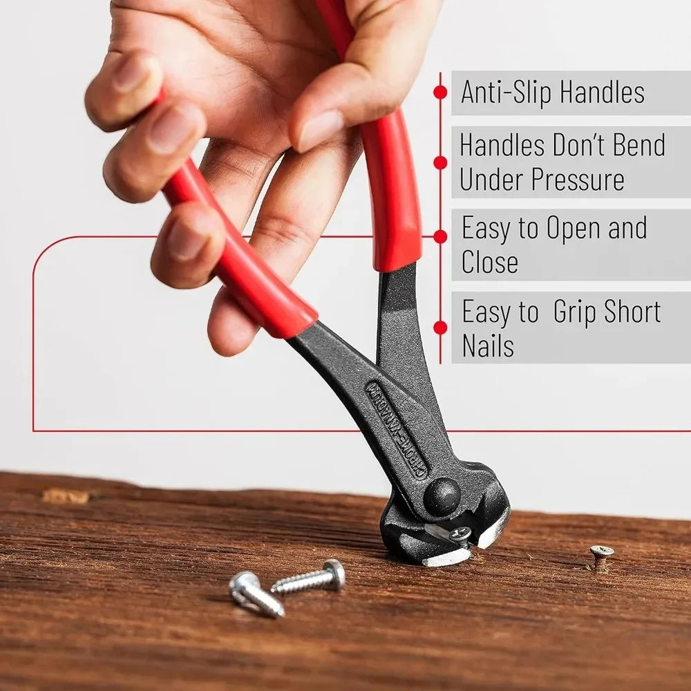 TOTNEND End Cutting Pliers – Nail Puller & Staple Remover End Cutting Pliers Richie's