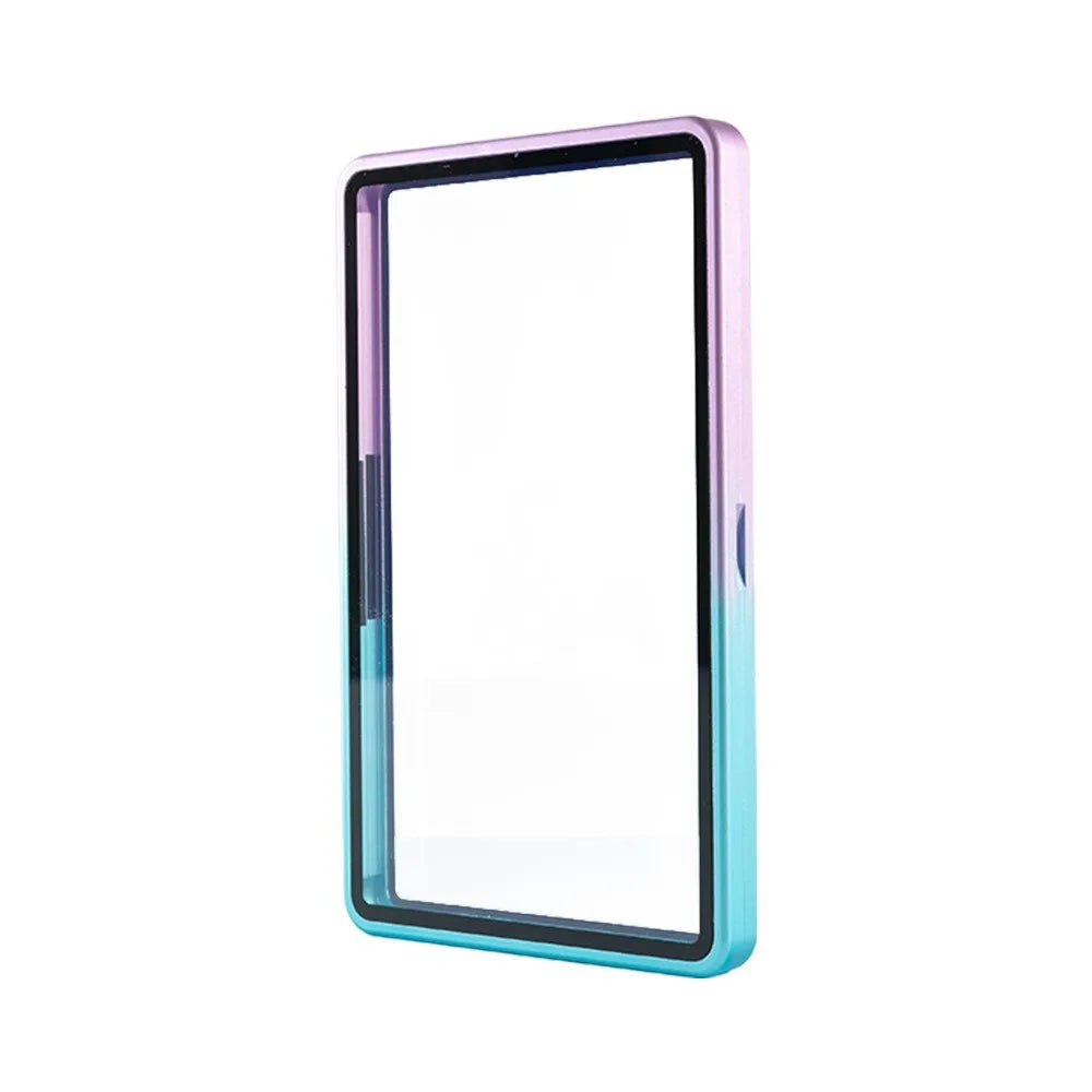 Gradient Aluminum Trading Card Case 35PT UV Double-Sided Glass Trading Card Case Richie's Blue purple